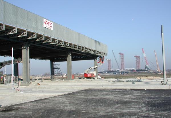 Autostrada toll booths - Reggio Emilia