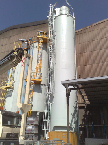 Silo stoccaggio carboni attivi